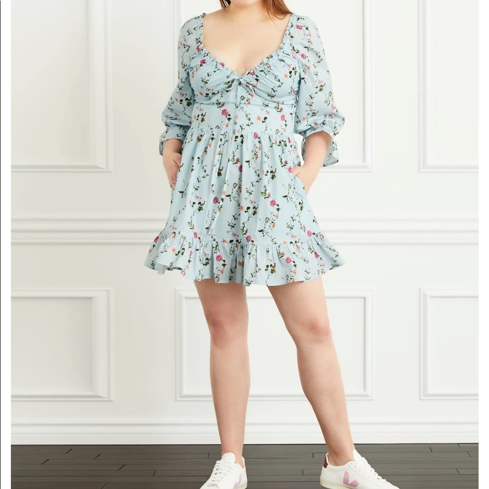 NWT HILL HOUSE HOME SAMANTHA DRESS—POND FLORAL—XXL
